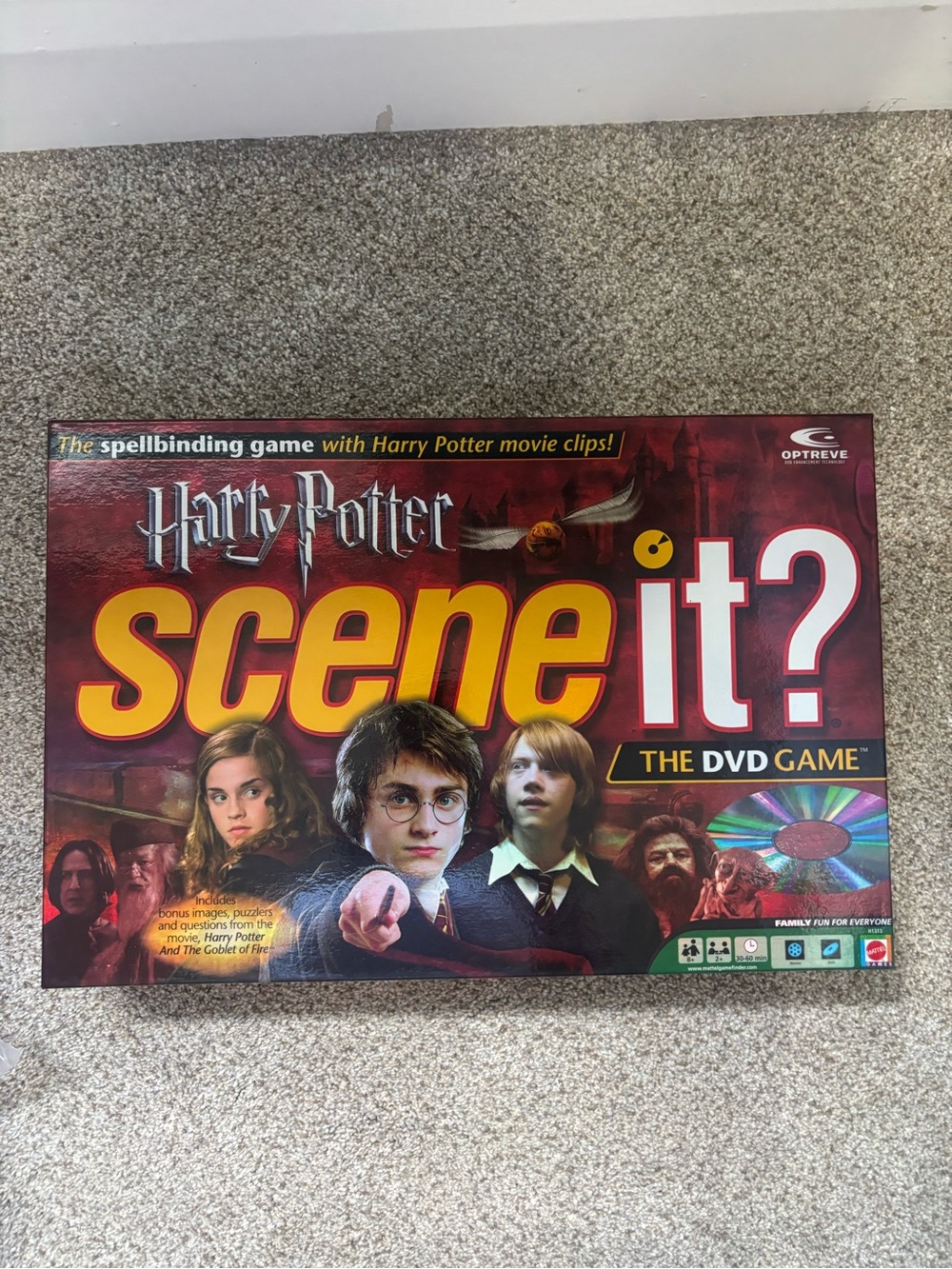 Scene It? Harry Potter DVD Movies Board Games Goblet of Fire Books family game